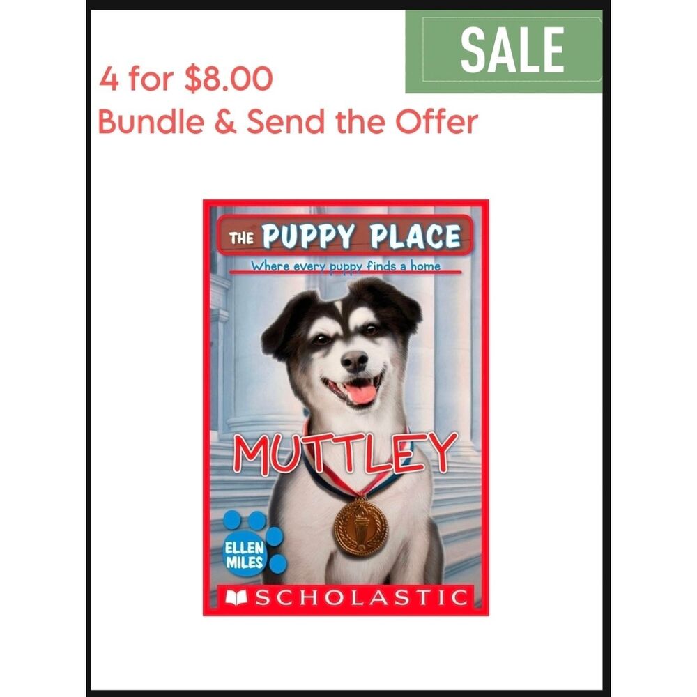 Scholastic 'The Puppy Place: Muttley' Book Kids Youth Summer Read